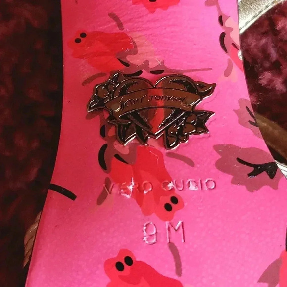 VINTAGE Y2K BETSEY JOHNSON pumps heels shoes size 8/9 - Picture 7 of 10